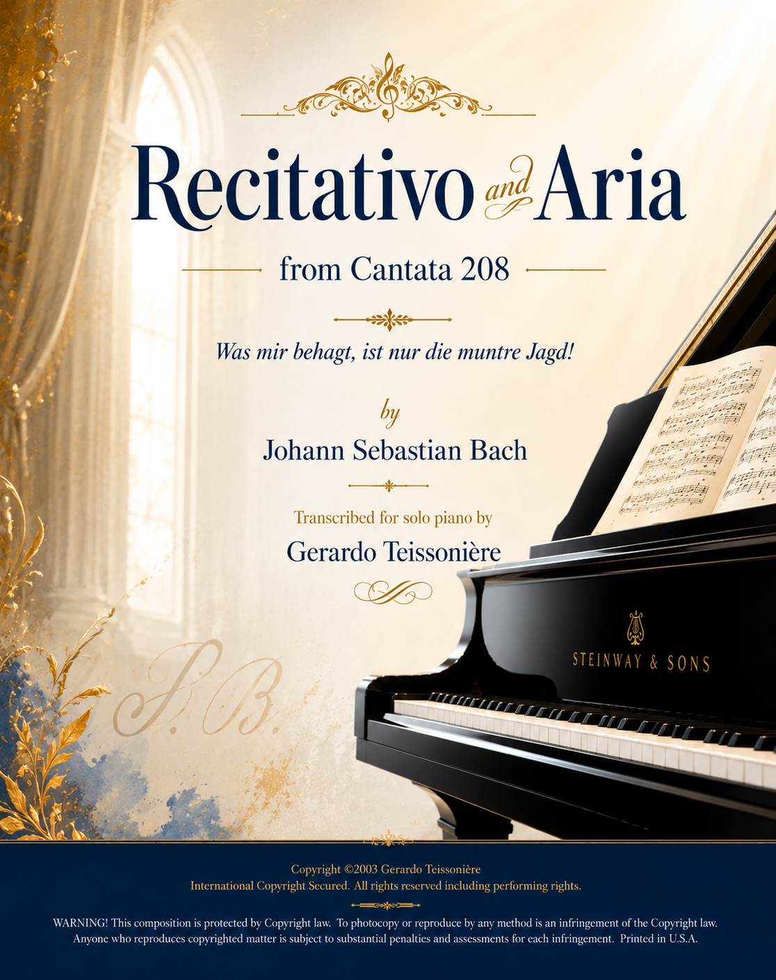 Bach: Recitativo and Aria PDF - Image 2